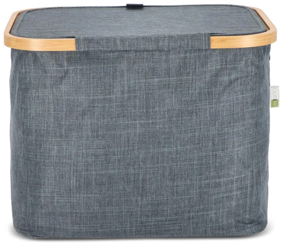 Skladany kosz NOLVIO 25 L, niebiesko-szary