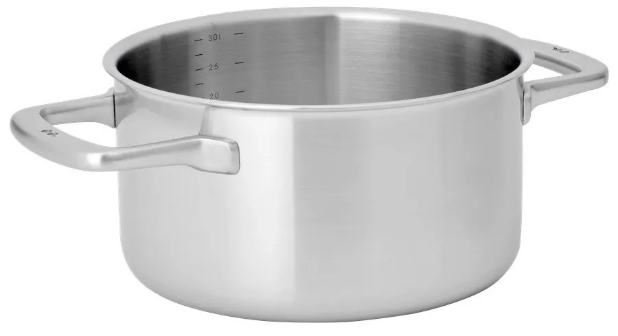Garnek ze stali nierdzewnej z pokrywką odpowiedni na indukcję 3 l Lucca 3.0 – FABINI