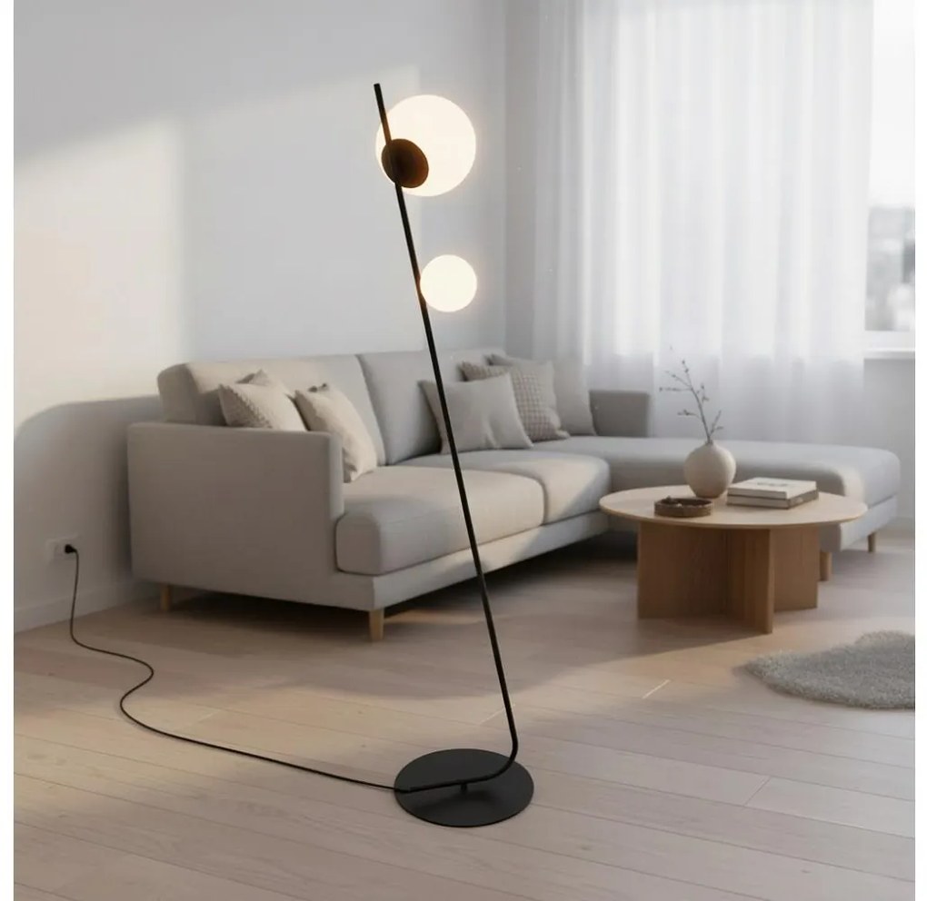 Lampa stojąca TATU 2xG9/8W/230V czarna