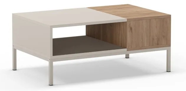 Kremowy stolik 56x90 cm Cailin – Marckeric