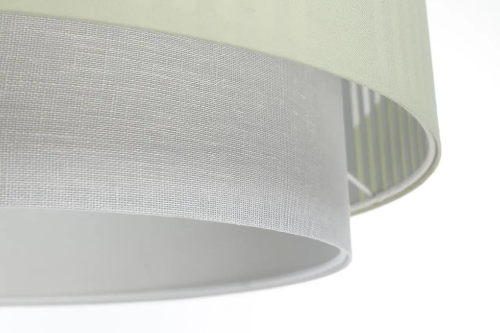 Lampa wisząca DUO LAMI LINE 70x28 zielona/kremowa BPS KONCEPT