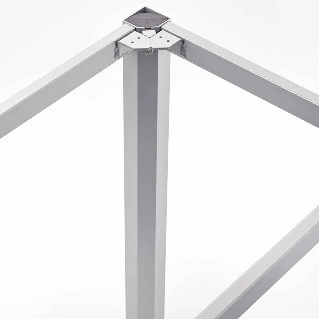 Stelaż stołu Cubic 220 x 95 x 72 cm srebrny / aluminium KETTLER