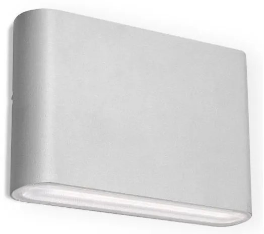 LED2 - Zewnętrzna lampa ścienna FLAT 2xLED/3W/230V IP65 biała