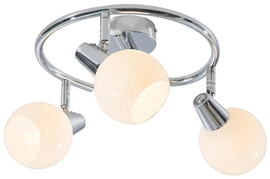 LED Oświetlenie punktowe DOXY 3xE14/4W/230V chrom błyszczący