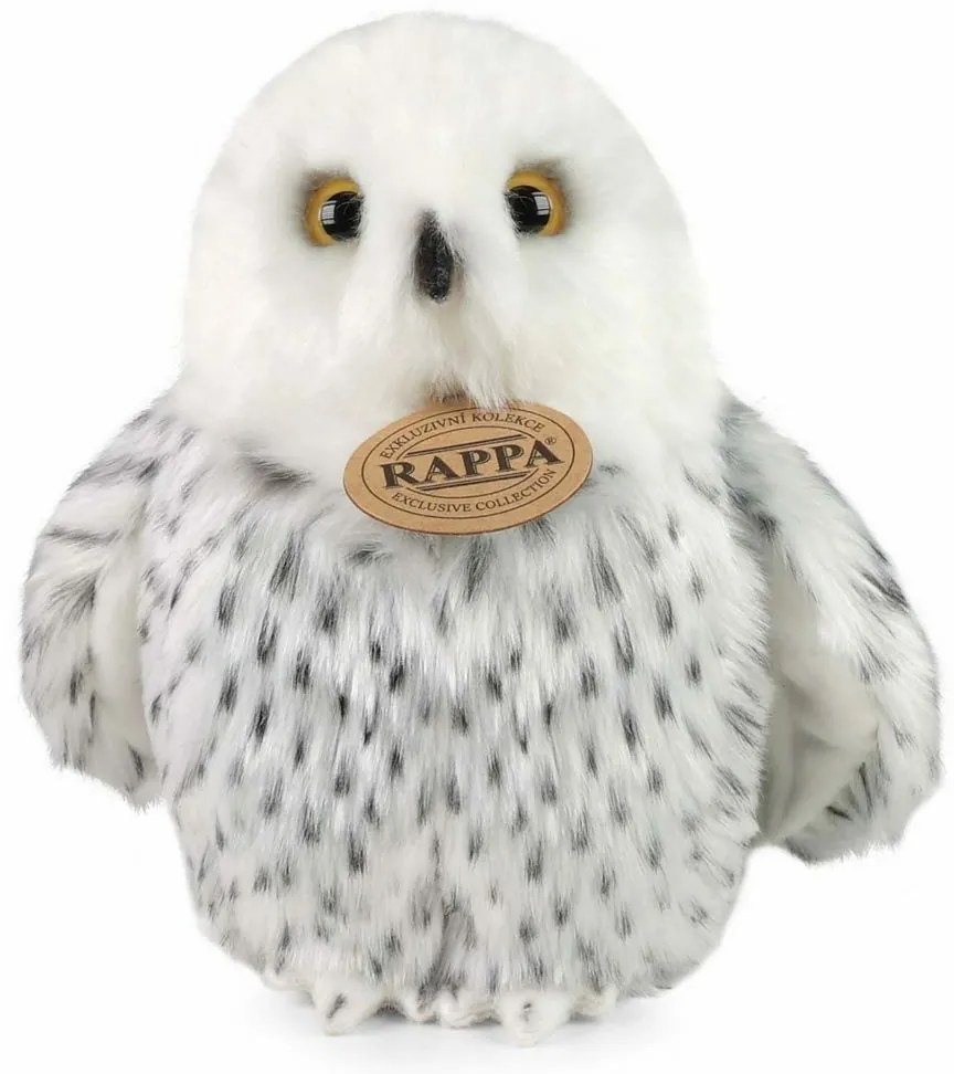 Rappa Pluszowa sowa śnieżna 18 cm ECO-FRIENDLY