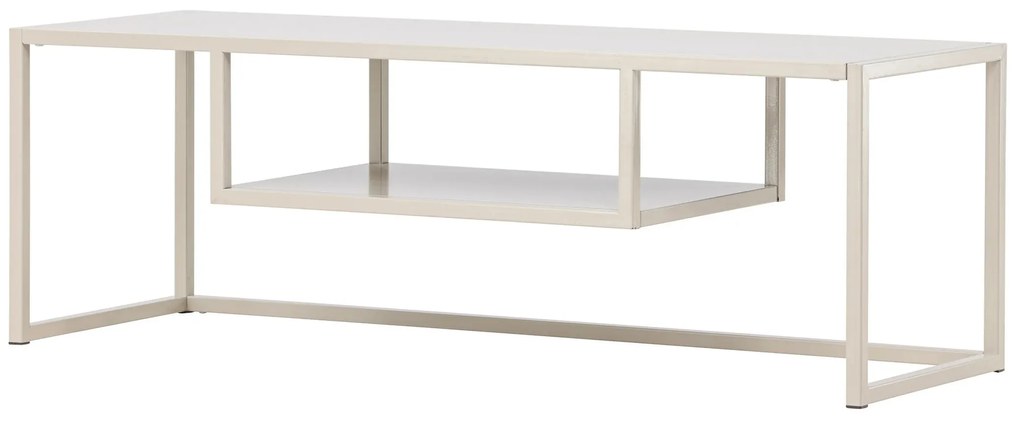 Metalowa szafka RTV RIVERSIDE 120x40cm, beżowy