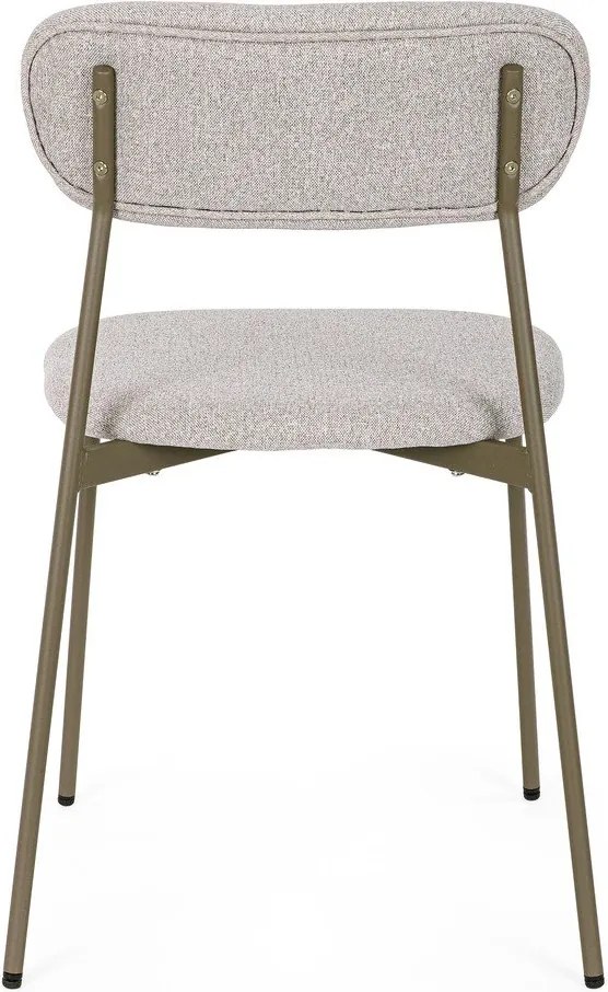 Jasnobrązowe tapicerowane krzesło Inka – Yes Everyday