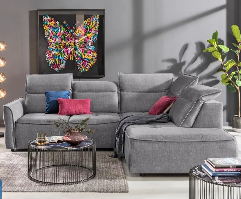 Narożnik MURILLO L z elektryczną regulacją siedziska WERSAL