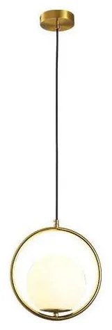 Żyrandol na lince ORBA 1xE27/15W/230V mosiądz