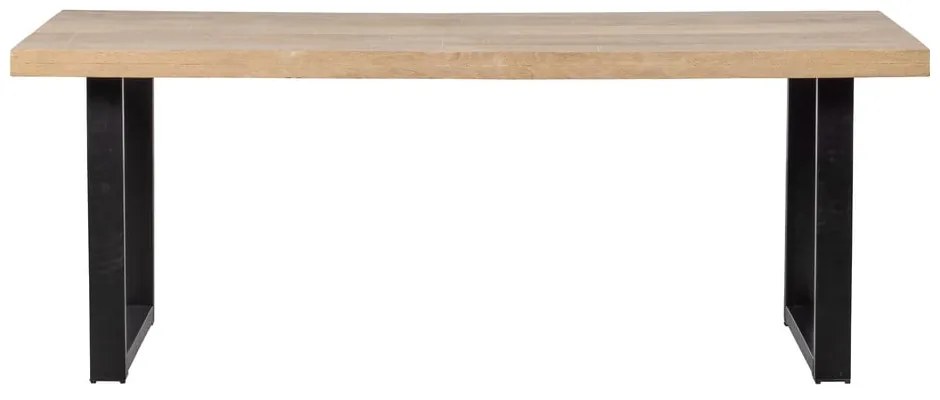 Stół z blatem z drewna mango WOOOD, 180x90 cm