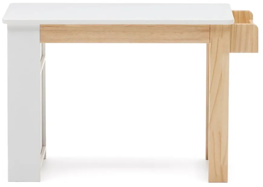 Biurko dziecięce z białym blatem 40x77 cm Serwa – Kave Home
