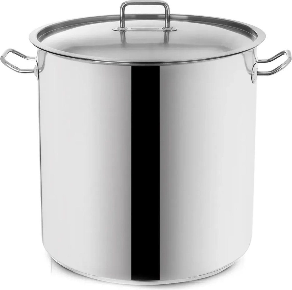 Garnek STOCK, stal nierdzewna, pokrywka, 50 l