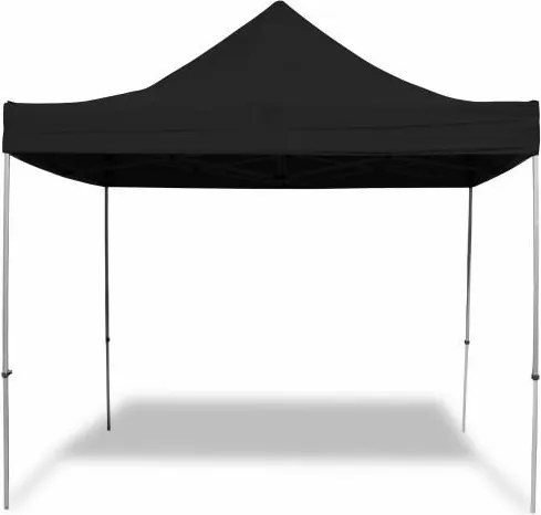 Pawilon ogrodowy PROFI rozkładany 3 x 3 m - czarny, 4 ściany
