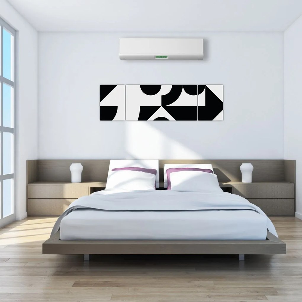 Obraz - Abstrakcja geometryczna N⁰1 (170x50 cm)