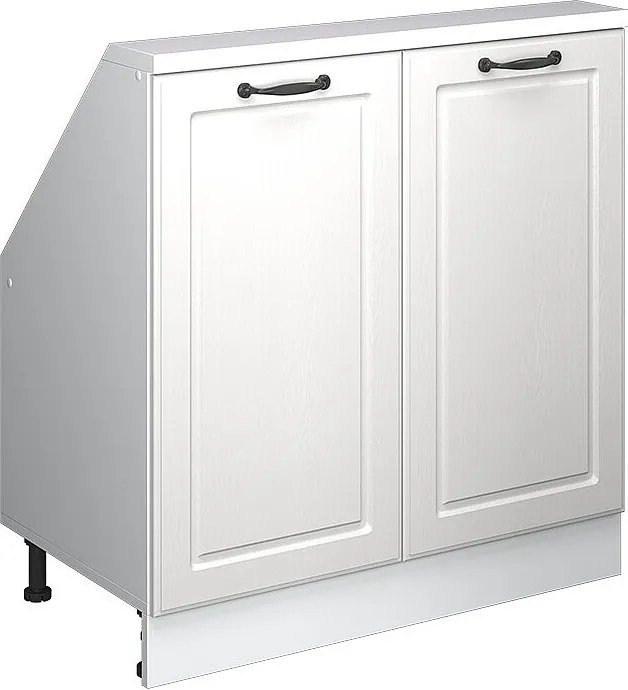 Szafka kuchenna na dach skośny biały domek wiejski 80x46x81.6 r-line