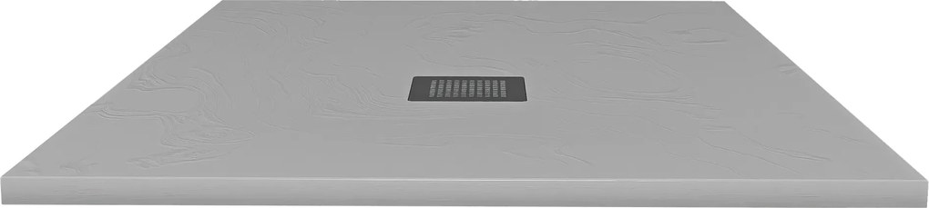 Brodzik z konglomeratu prostokątny 100 x 80 DIAMO White