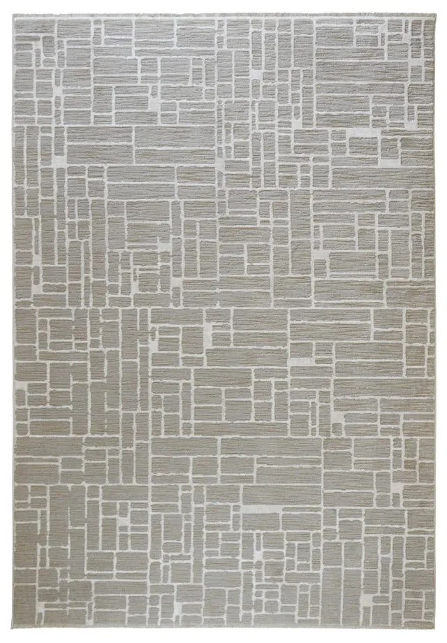 Szaro-beżowy dywan 80x150 cm Jaipur – Webtappeti