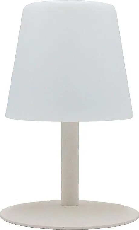 Bezprzewodowa lampka stołowa STANDY MINI kremowa, LED ciepła/zimna biel, regulacja natężenia, stal, IP44, czas pracy 8h