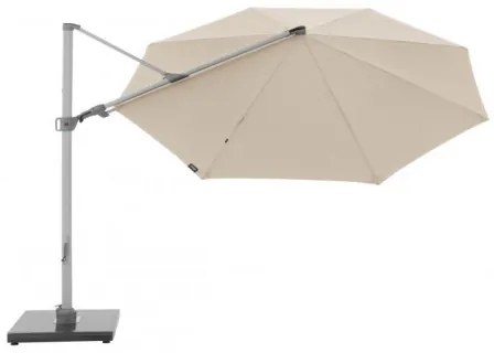 KNIRPS 340 cm - duży luksusowy parasol ogrodowy z drążkiem bocznym : Kolor parasola - Naturalny