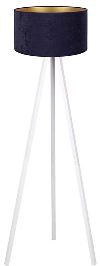 Brilagi - Lampa podłogowa VELVET 1xE27/60W/230V biały/niebieski