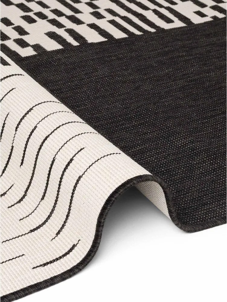 Czarny/kremowy dywan odpowiedni na zewnątrz 120x170 cm Haringey Acacia – Ted Baker