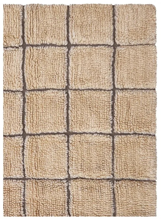 Wełniany dywan tkany ręcznie w bursztynowym kolorze 230x300 cm Mosaic Amber – Lorena Canals