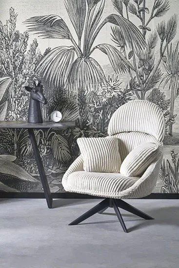 Fotel nowoczesny wypoczynkowy cappuccino L6-T15