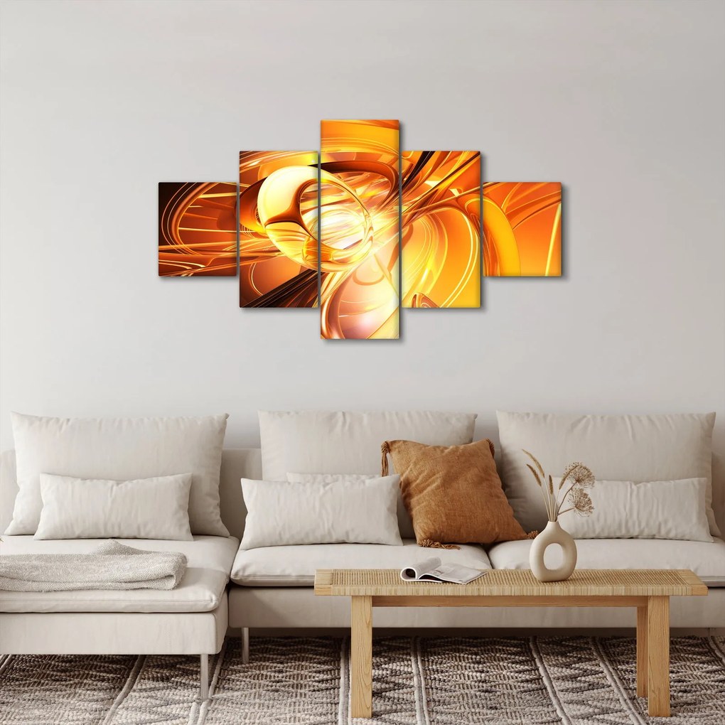 Obraz abstrakcji (125x70 cm)