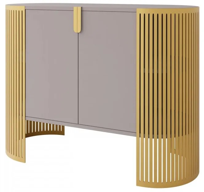 Komoda nowoczesna Zinzit Złoty