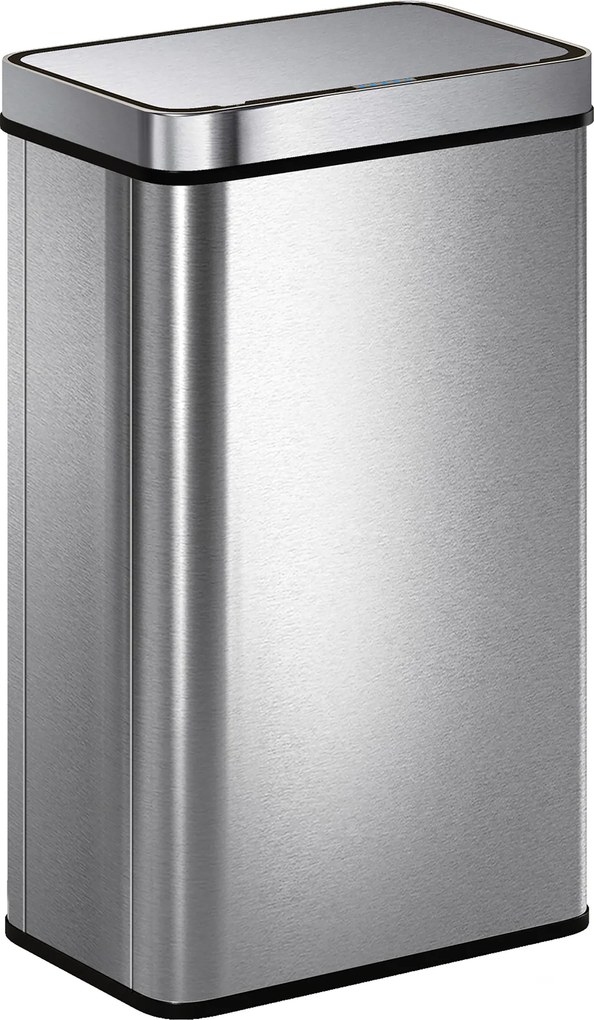 HOMCOM 60 l kosz z czujnikiem, automatyczna pokrywa, stal nierdzewna, wielofunkcyjny, srebrny