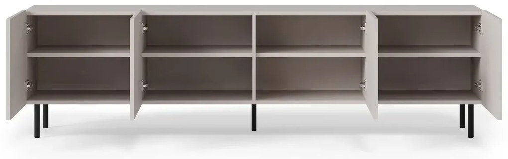 Szafka RTV PAXOS 2 200cm kaszmirowa HALMAR