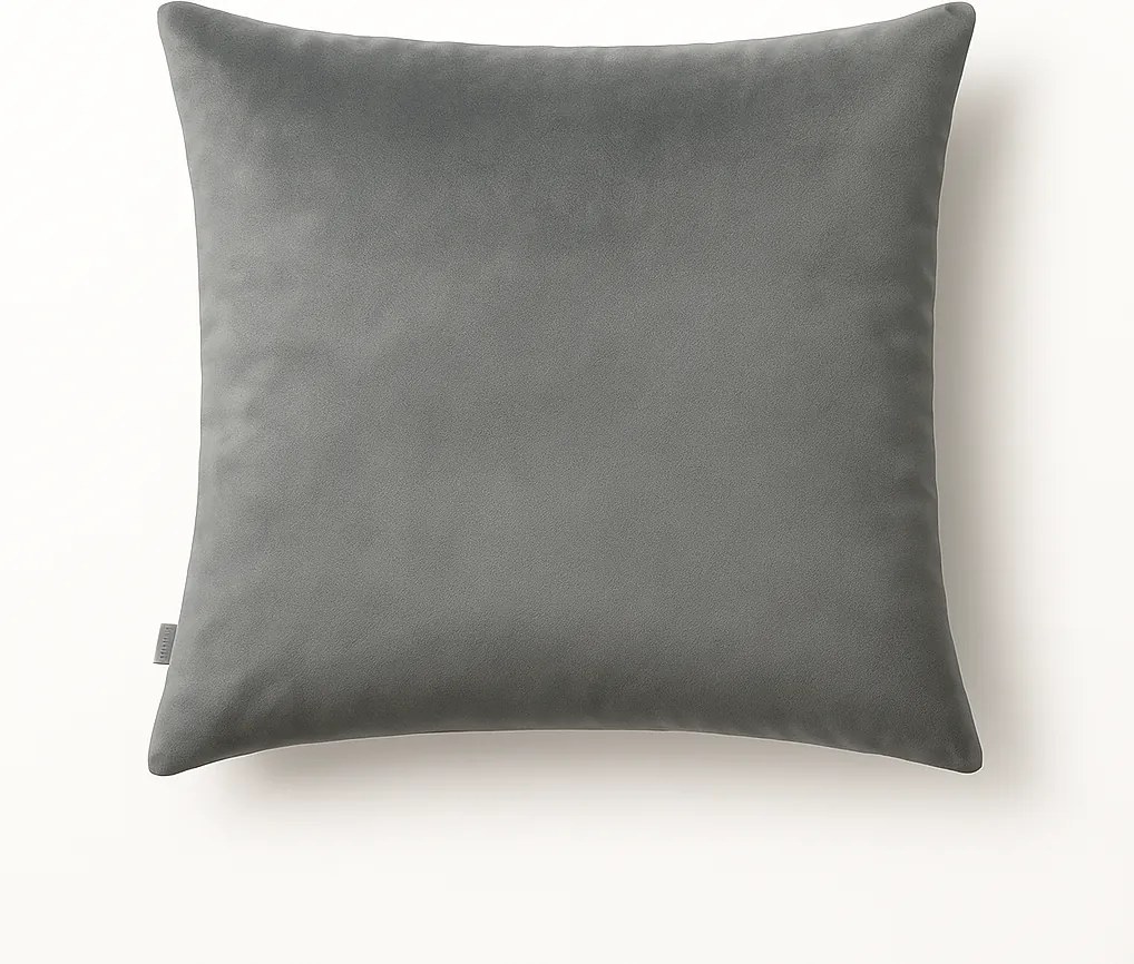 Welurowa poszewka w odcieniach szarości Werona