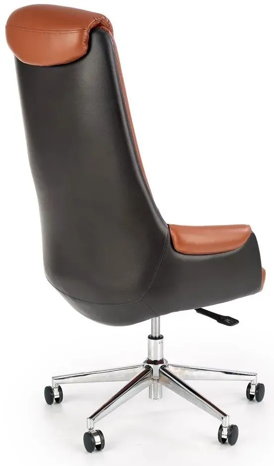 Elegancki brązowy fotel obrotowy Z6-Z86