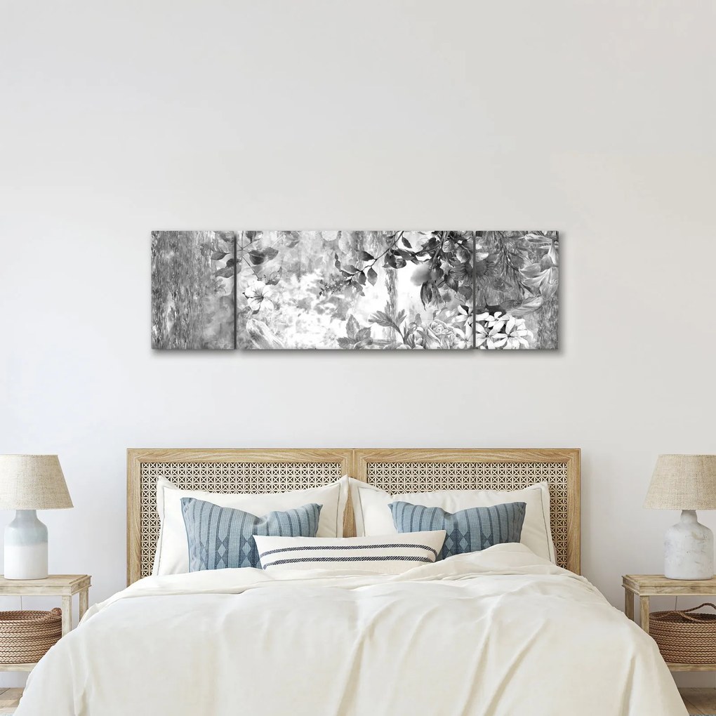 Obraz - Romantyczny ogród (170x50 cm)