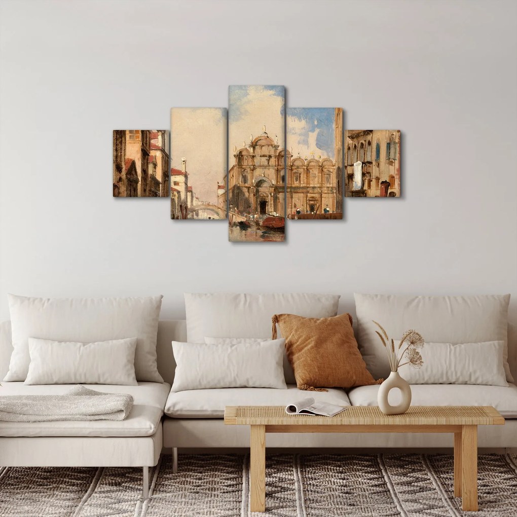 Obraz - Jules-Romain Joyant, The Scuola di San Marco, Venice, reprodukcje (125x70 cm)