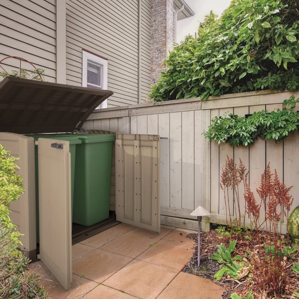 Keter pojemnik ogrodowy Store It Out ARC, 146 x 82 x 120 cm, beżowy