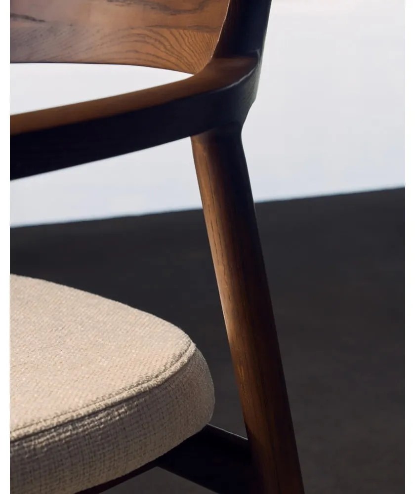 Brązowe krzesło Alocs – Kave Home