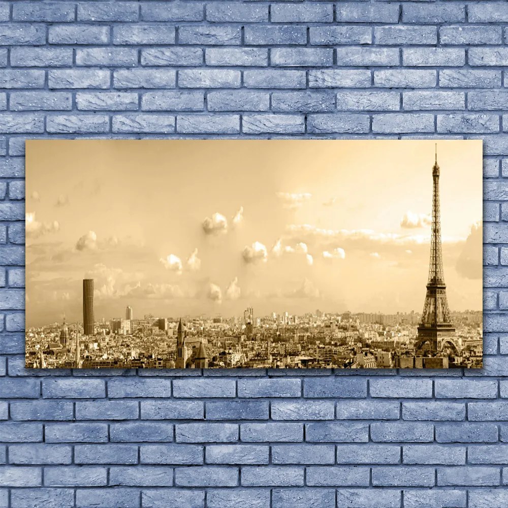 Fotoobraz na płótnie Panorama Miejskich Kamienic