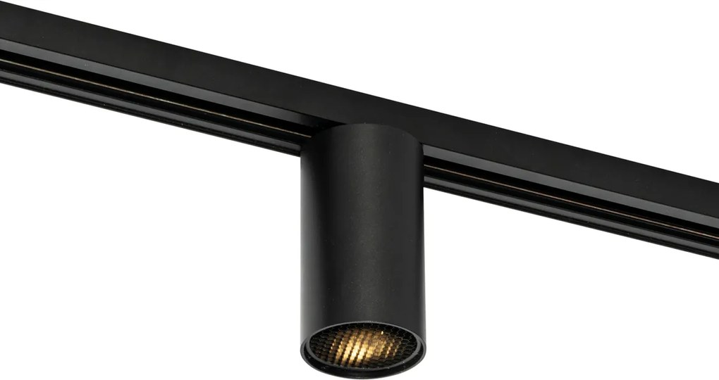 Nowoczesny czarny reflektor do systemu szynowego jednofazowego GU10 35mm - Iconic Ruby Honey