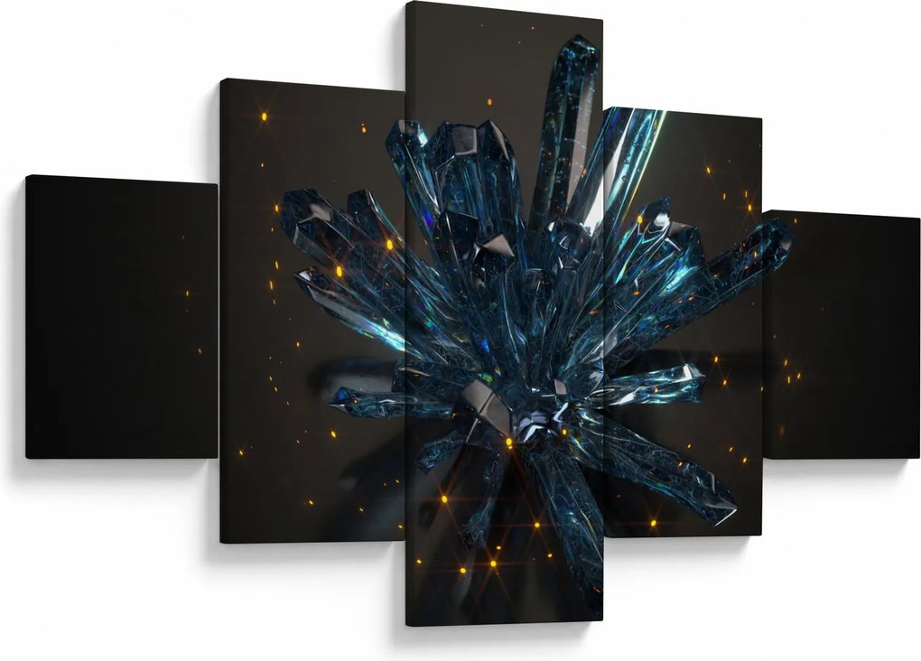 Obraz kryształu (125x70 cm)