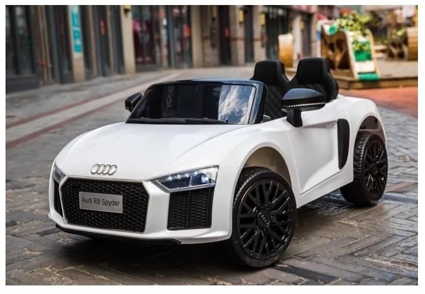 Auto na akumulator audi r8 spyder biały