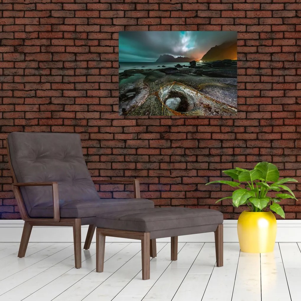 Obraz - Scena nocna (70x50 cm)