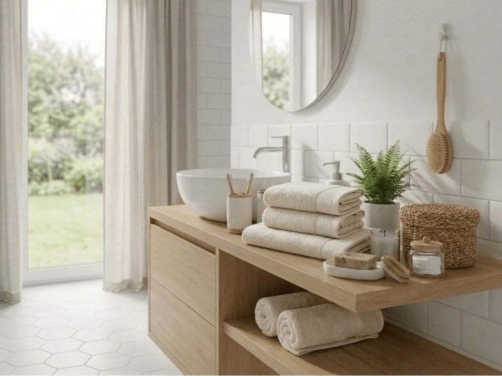 Ręcznik CLYR 50x100 cm kremowy, 100% bawełna