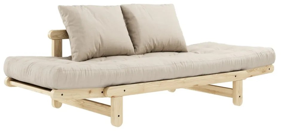 Sofa rozkładana Karup Design Beat Natural Clear/Beige