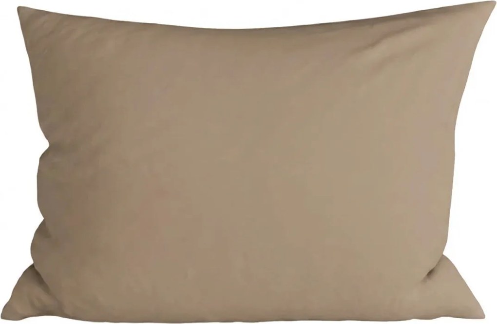 Poszewka na poduszkę DENYX BLEND 70x90 cm jasnobrązowa