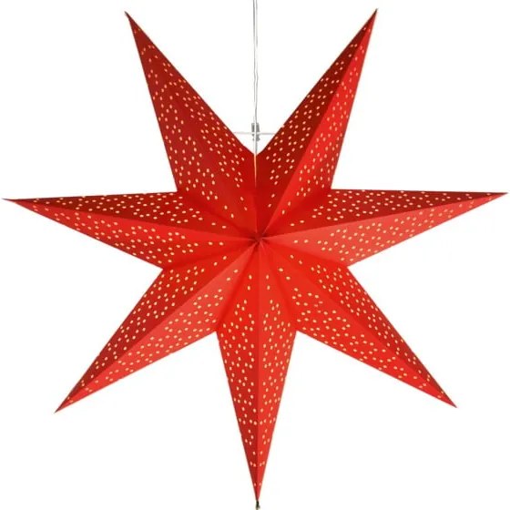 Czerwona dekoracja świetlna Star Trading Dot, ⌀ 54 cm