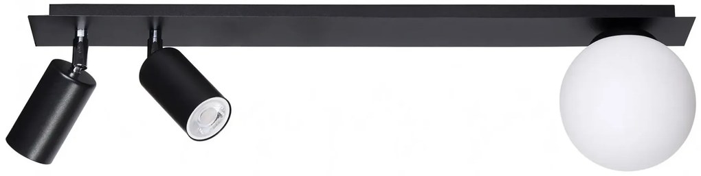 Nowoczesna czarna lampa sufitowa - S896-Rahim