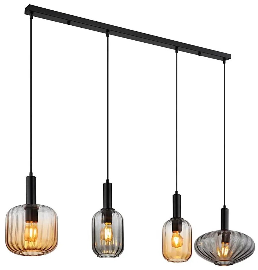 Globo 15719-4 - Lampa wisząca na lince VALLETTA 4xE27/60W/230V