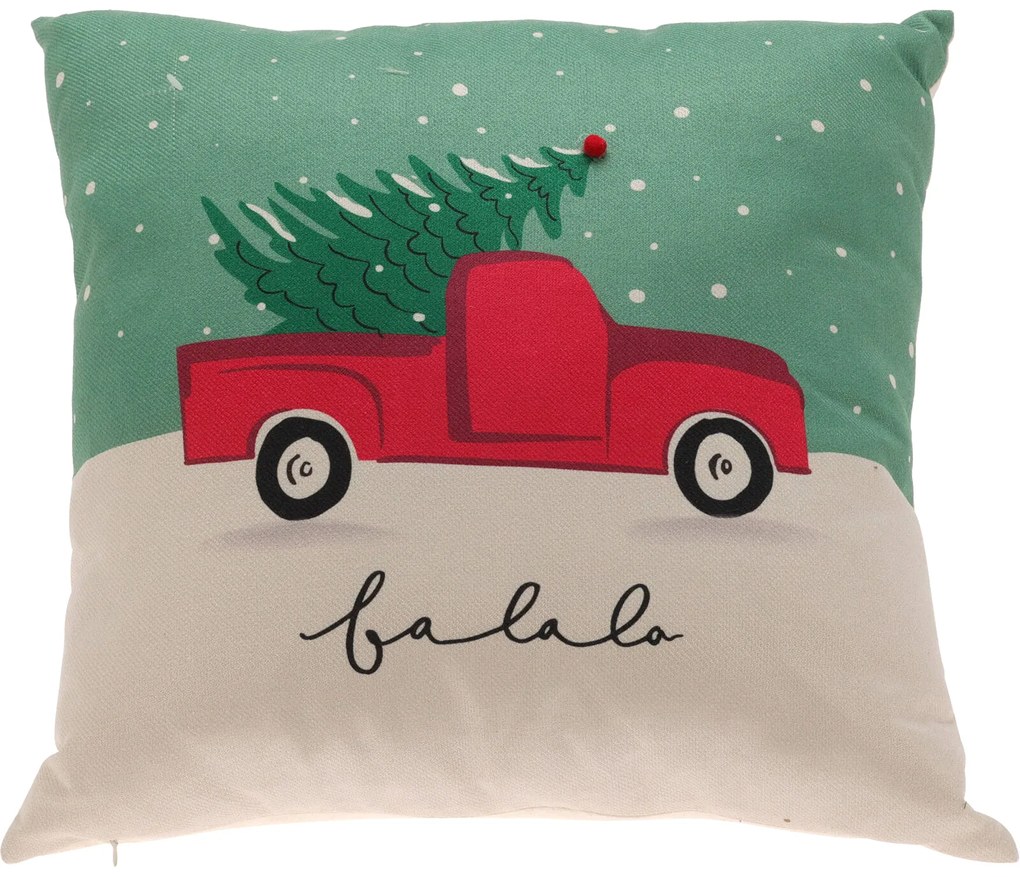 Poduszka dekoracyjna świąteczna OFF WHITE, 45 x 45 cm