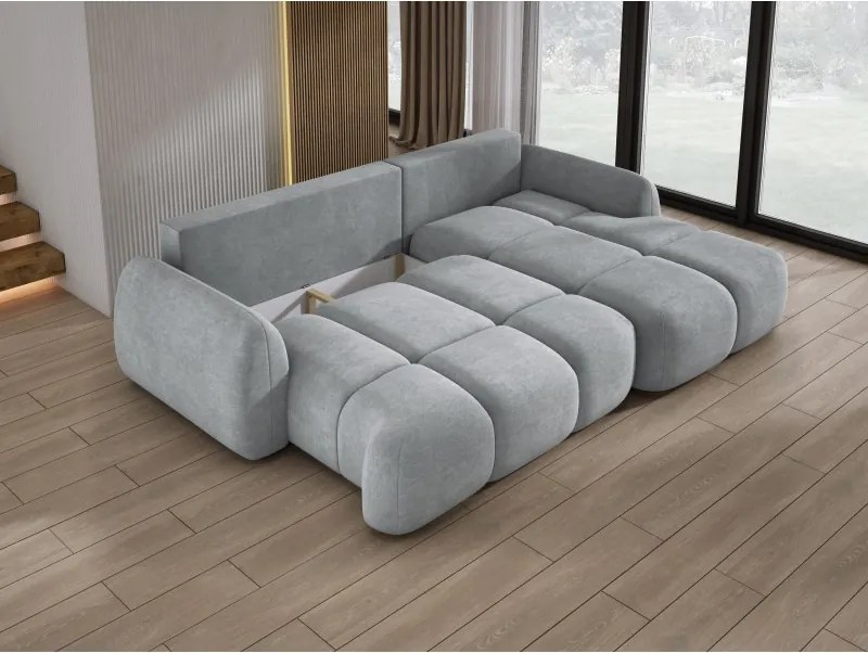 Narożnik COCO WIND z funkcją spania poduszkami i pojemnikiem CLOUD 81 WERSAL